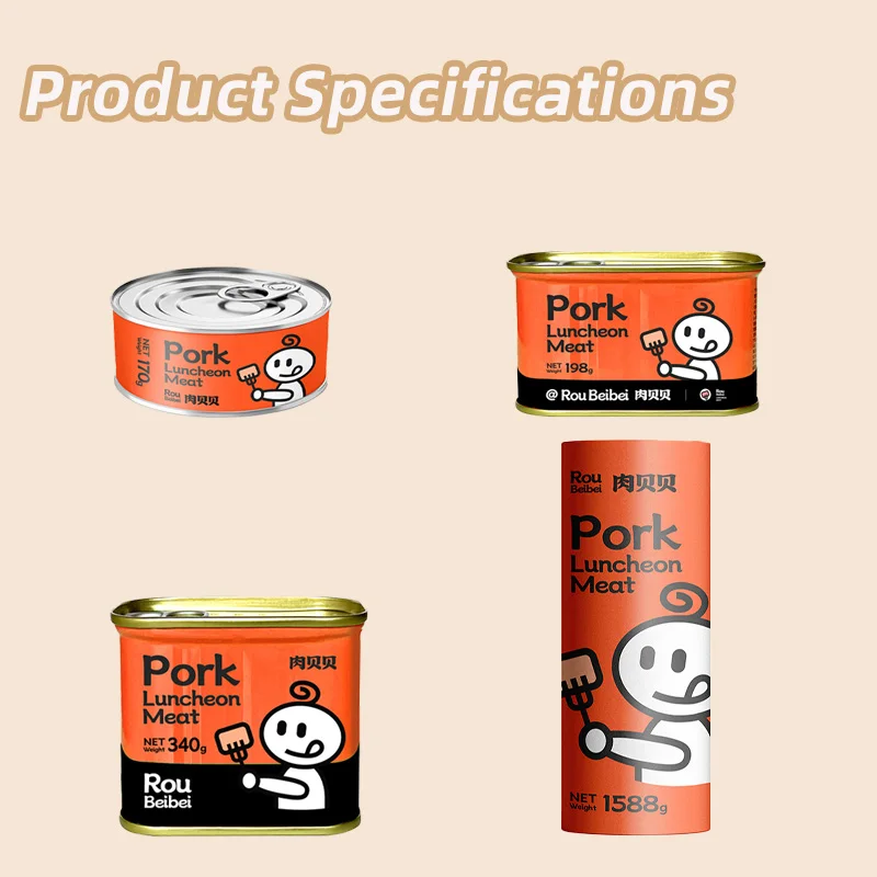 Support various customizations instant beef emergency food lunch meat canned beef