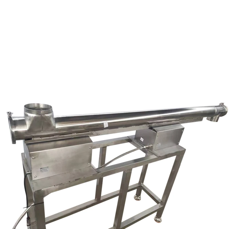 304/316  Enclosed Powder Particle Tube Vibrating Feeder vibration Conveyor vibratory feeder