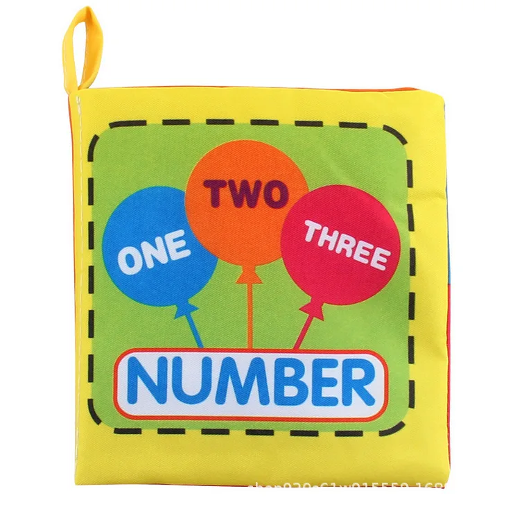 Fruits Colorful Apples Tomatoes Bound Printing Large Baby Washable Book Handmade Cloth Books