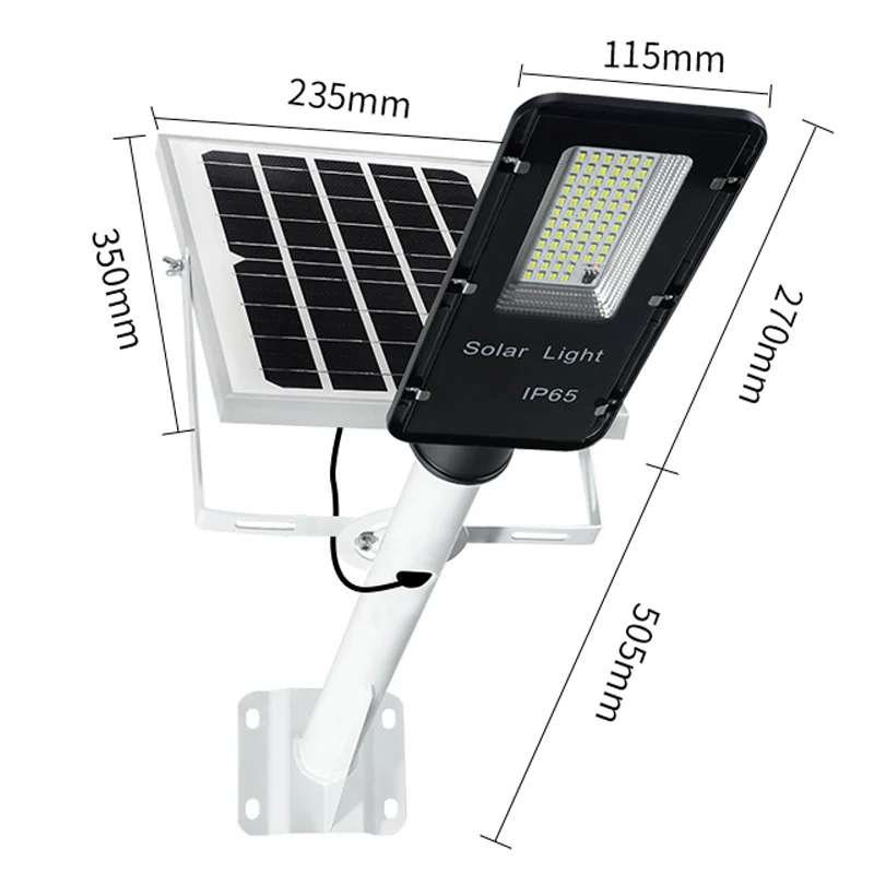 Outdoor solar street light led lamp for new rural with big power solar light