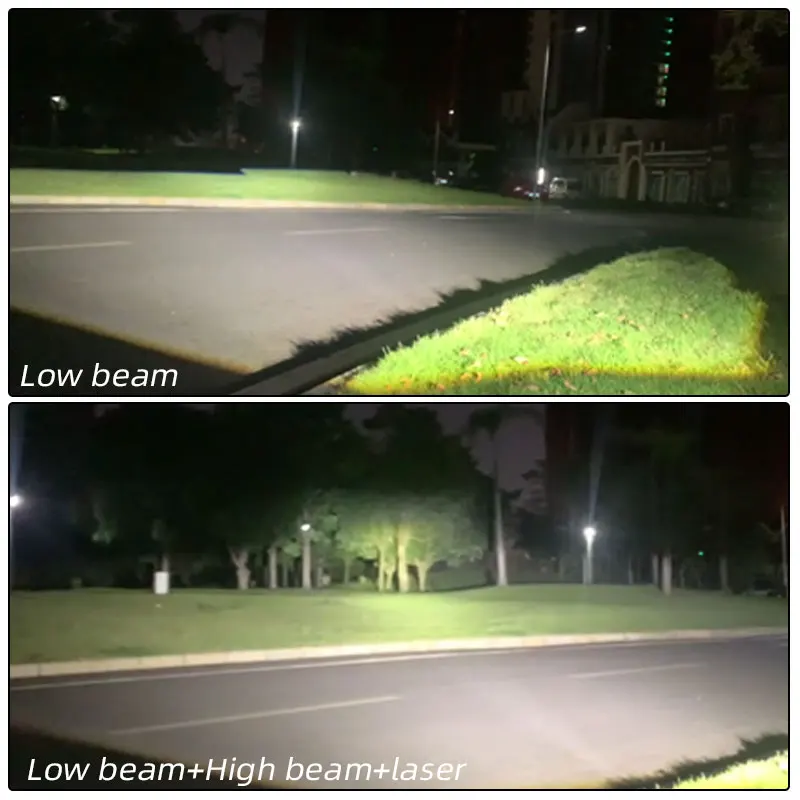 Suitable for BMW Motorcycle lighting system Accessories Auto lighting systems bi led projector lens 3.0 inch H4 laser headlight