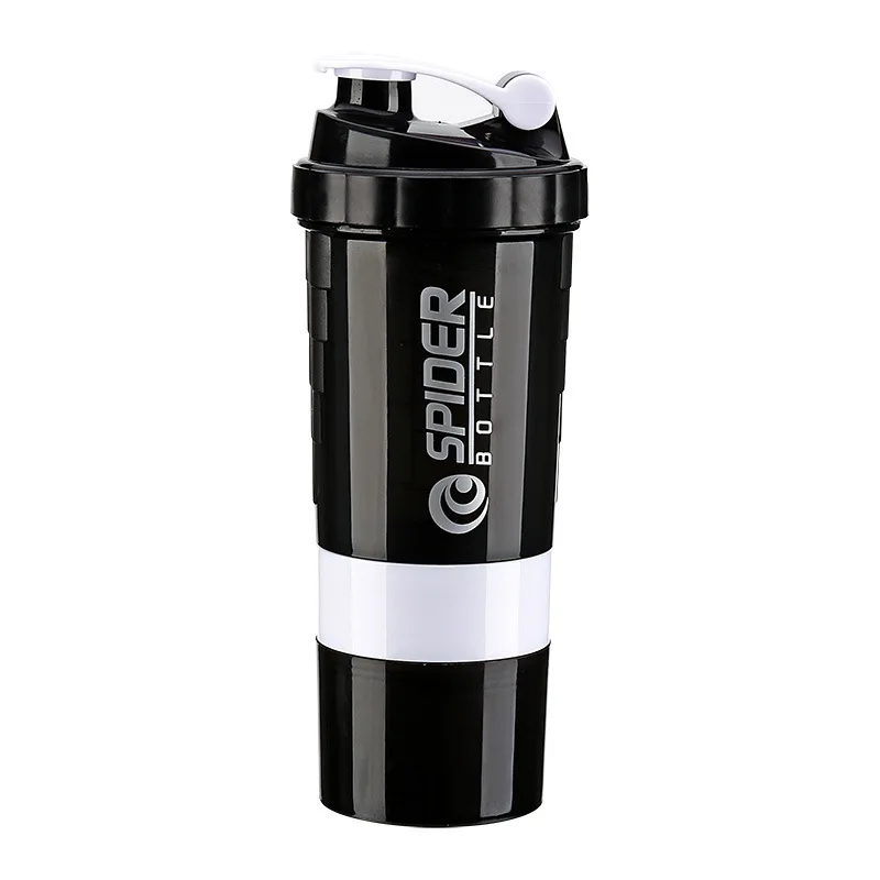 PASUXI Eco friendly Gym Outdoor Sports Bottle Leakproof Water Bottles Plastic Fitness Protein Shaker Bottle With Powder Box