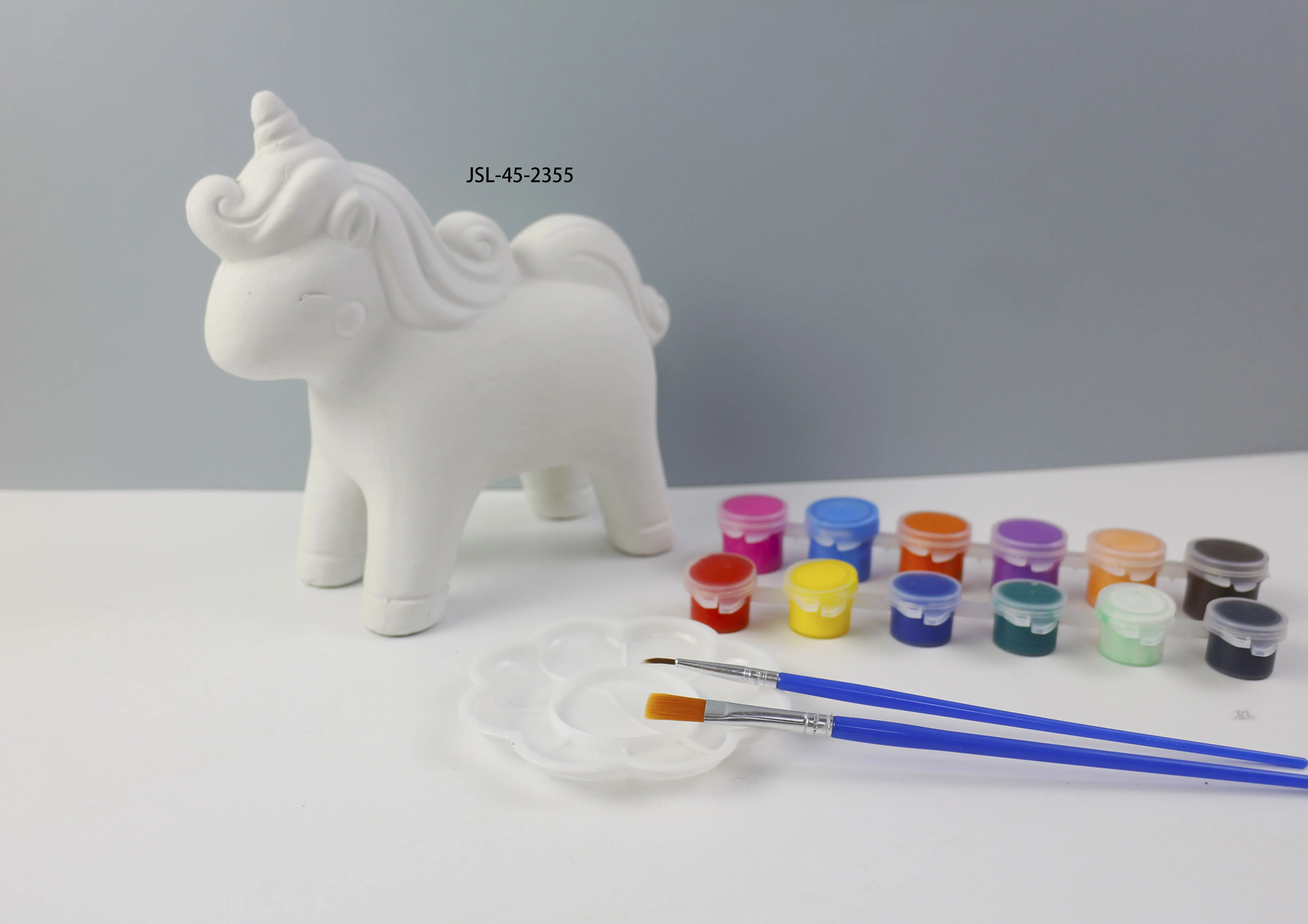 Educational DIY Painting Ceramic Unicorn Saving Bank Paint Your Own For Kids Animal Paint Set