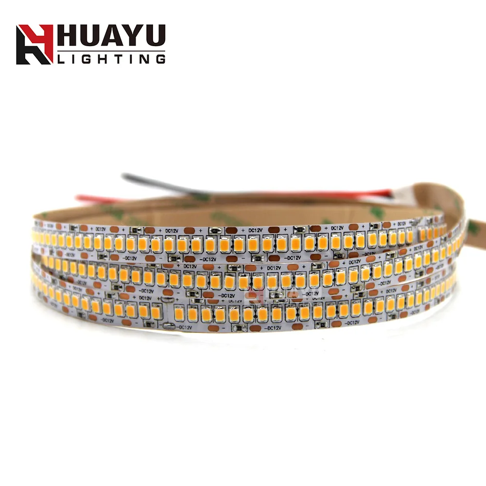 Hot Selling 240leds/m 12V 24V SMD 2835 2700 to 6500K 19.2W Warm White Natural White Cool White Led Light Strip