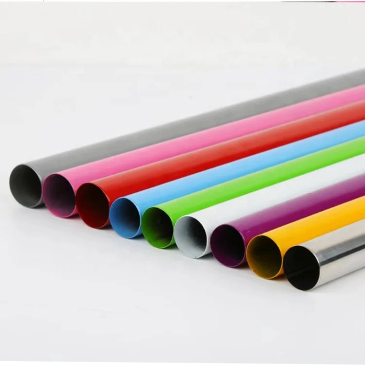 Wholesale Metal Powder Coated Iron Metal Broom Sticks Handles Pipes Tubes