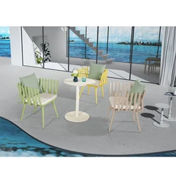 Wholesale Good Quality Patio Furniture Modern Design Outdoor Aluminum Sofa Nordic Garden Sofa