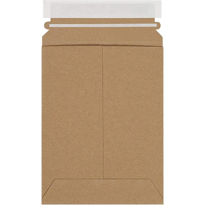 
Rigid Envelopes Printed Cardboard Mailer Envelope Recycled Stay Flat Envelope For Packaging 