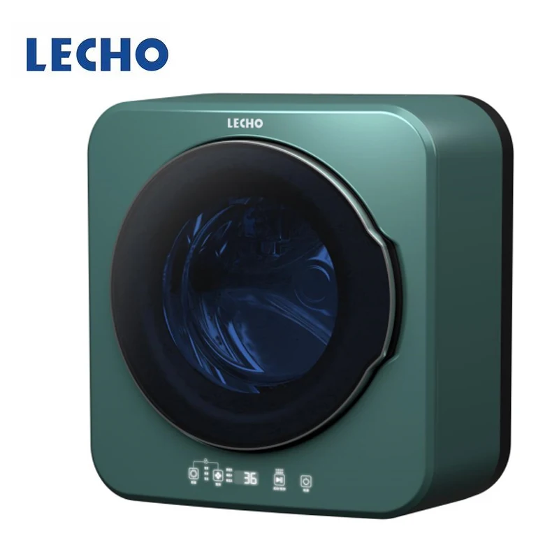 Одиночная Бытовая мини-стиральная машина из нержавеющей стали с фронтальным креплением, настенная озонирующая стерилизация, фронтальная загрузка