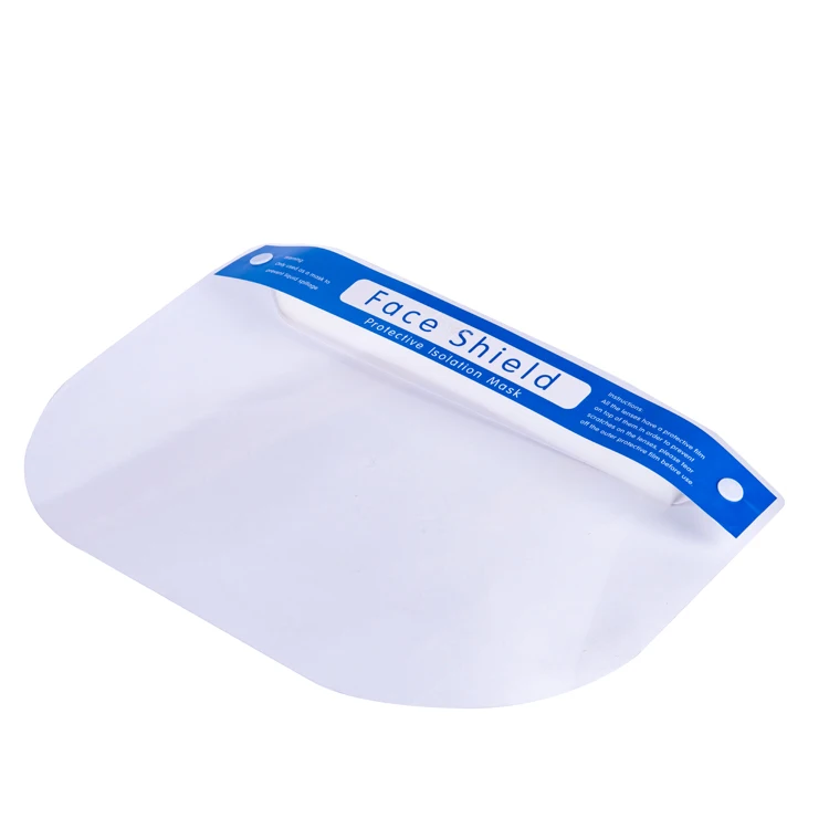 Double anti-fog disposable face shield