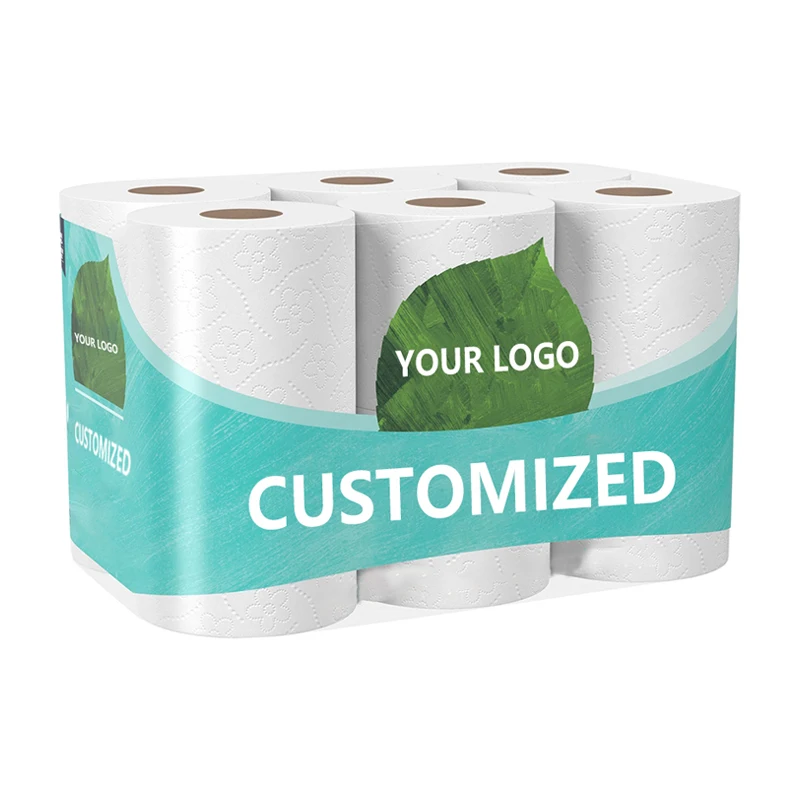 Wholesale 3 Ply Eco Friendly Water Dissolving Toilet Paper Toilet Paper Bathroom Tissue Rolls 6 Pack of 18 Family Rolls
