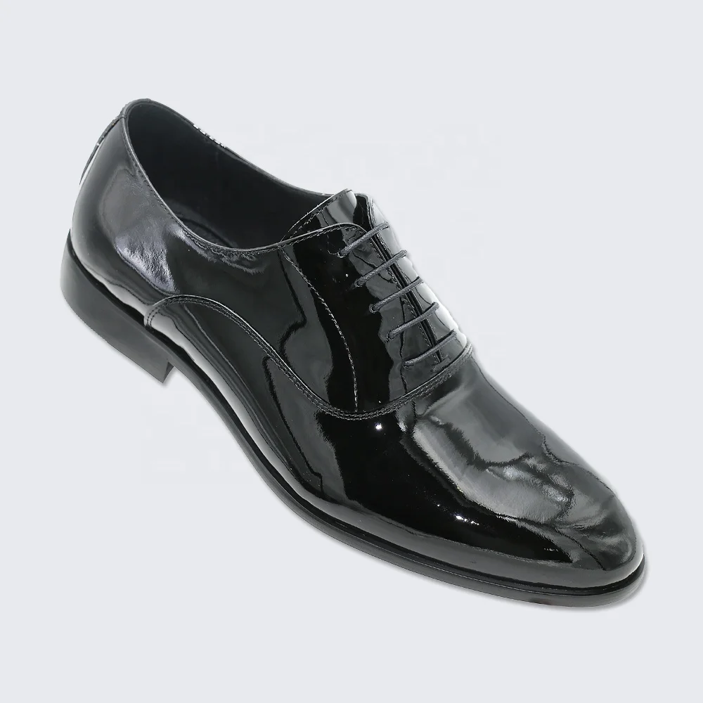LANCI Wholesale Fashion Patent Leather Factory Italian Shoes Dress Shoes Mens Oxford Shoes Men