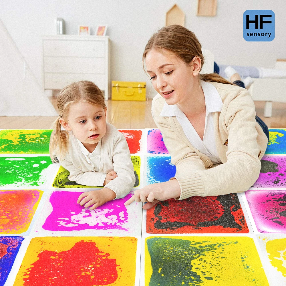 Christmas Decoration Hot Selling Liquid Color Brick Sensory Educational Toys Nursery School Multimedia Room Dance Room