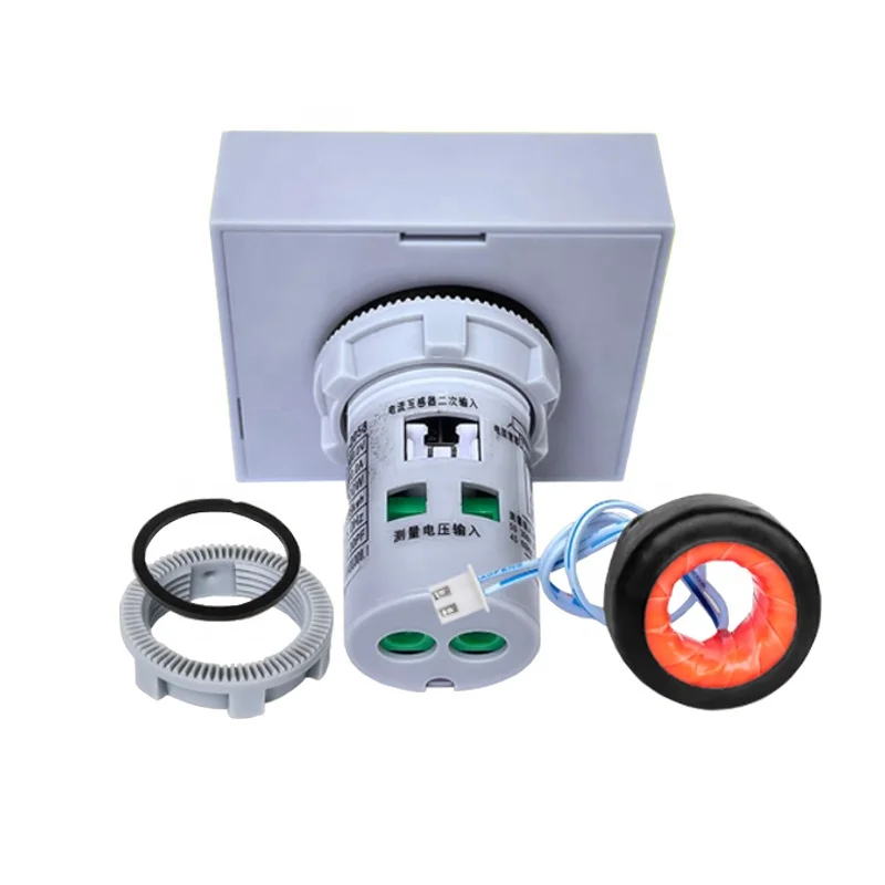 Din-Rail Multi Function Digital Meter 6 in 1 AC 50-300V 250-450V Voltmeter Ammeter LCD Display Voltage KWH Power Energy Meter