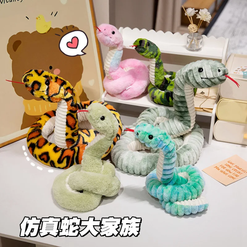 Happy New Year year of snake Gift Stuffed Animal Toys Merry Christmas Company Gift Pillow Plush Toy
