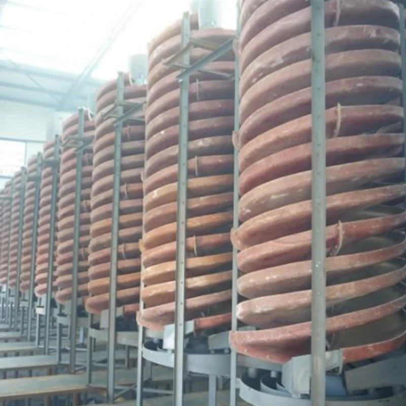 High Capacity Industrial Gold Mining Machinery Spiral Chute Gravity Separator For Minerals