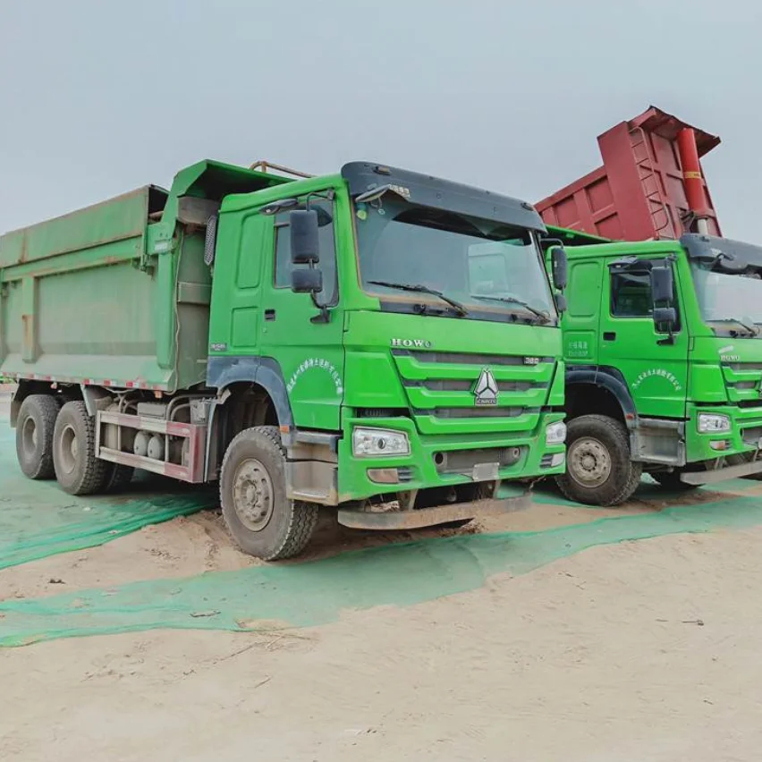 
Used sinotruk cargo truck howo 371 hp 375 hp 6x4 tipper trucks for sale in europe 