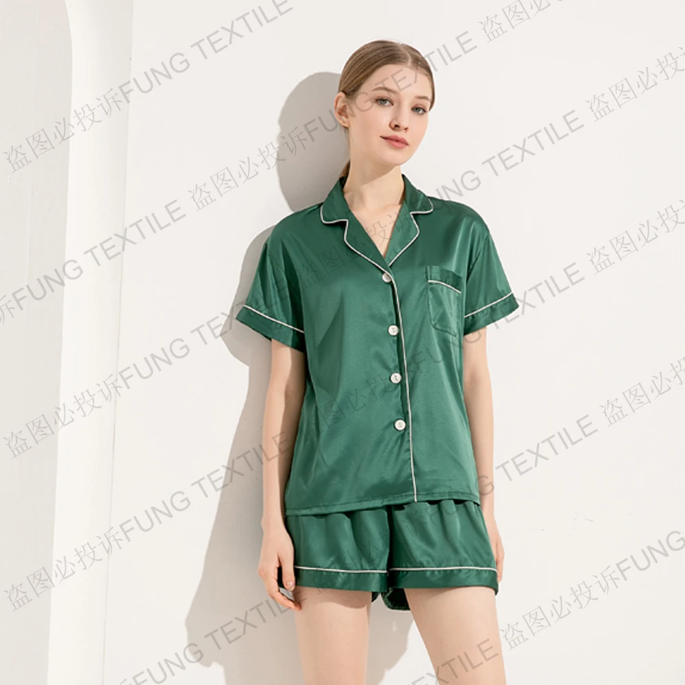 3034 шелковая атласная пижама