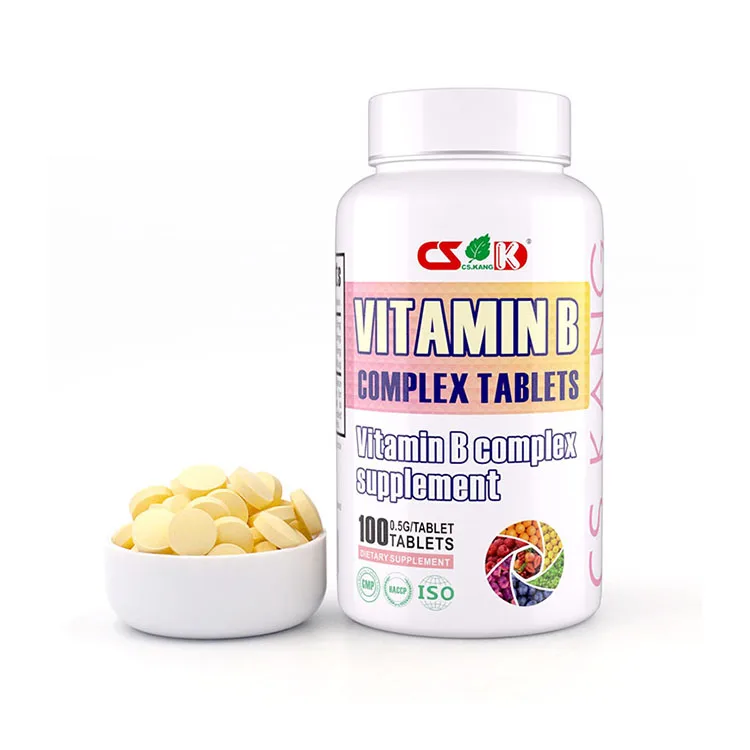 GMP Vitamin B1B2B6 Group Antidepressant Vitamin B Tablets To Ease Up The Fatigue Of Natural Compound