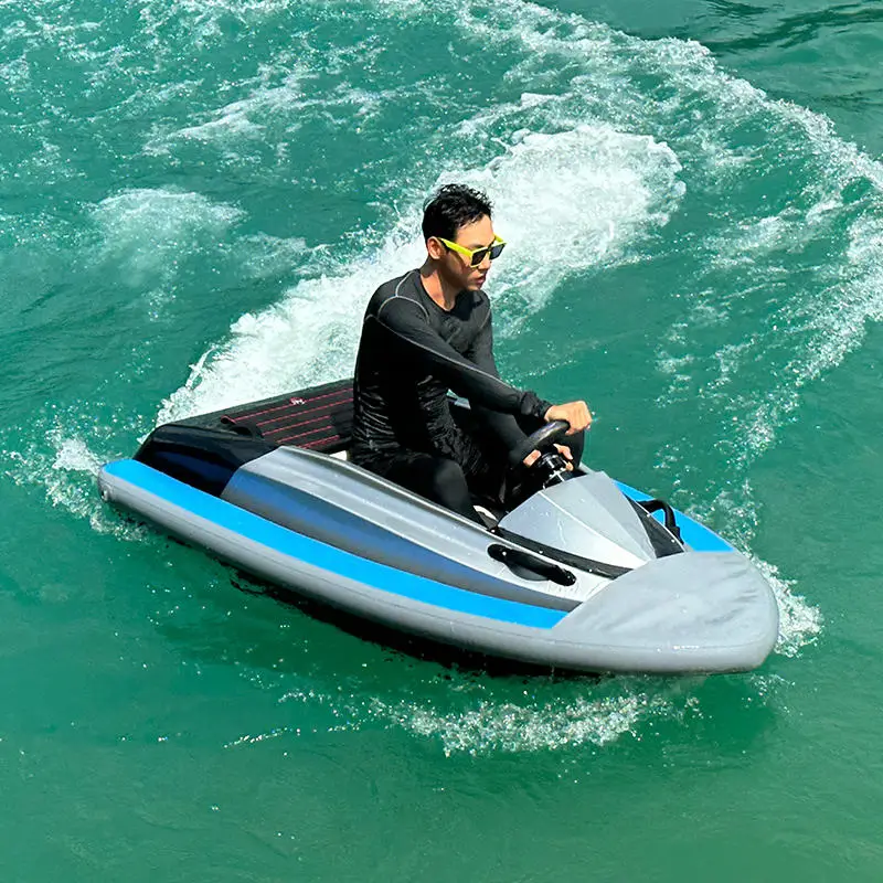 High Power Electric E Power Motorized Mini EPP Foam Kart Go Boat Jet 12KW/15KW Factory Offshore Water Thruster Waterplay Racing