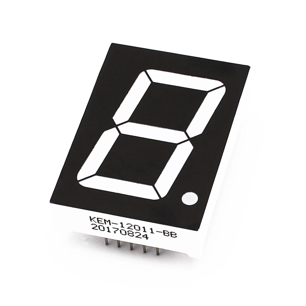 Яркий высокий красный 1-значный семисегментный светодиод fnd 7-сегментный светодиодный дисплей 1 2 дюймов производители