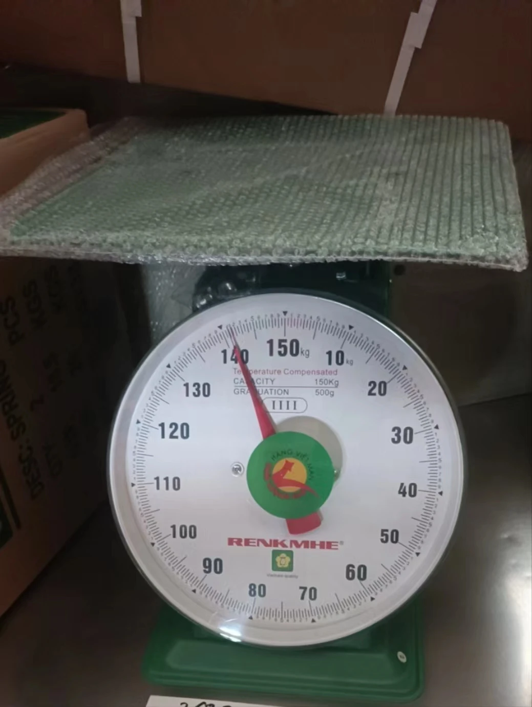 150kg flat scale mechanical scale spring scale degree plate