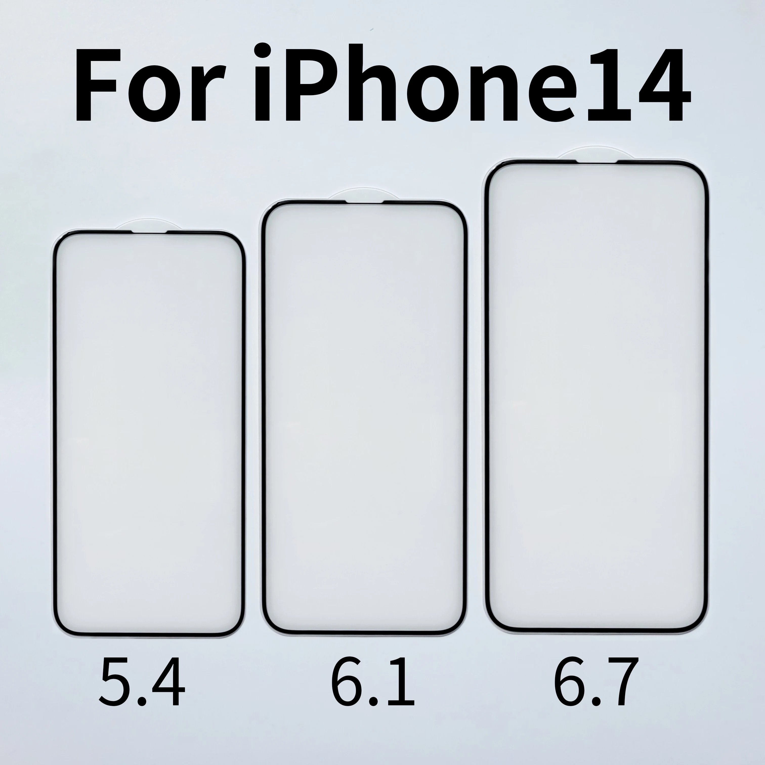 HD Screen Protectors Tempered Glass Bulk Anti-scratch Anti-explosion Silk Screen Protector Phone for iphone 14 13 12 Pro Max