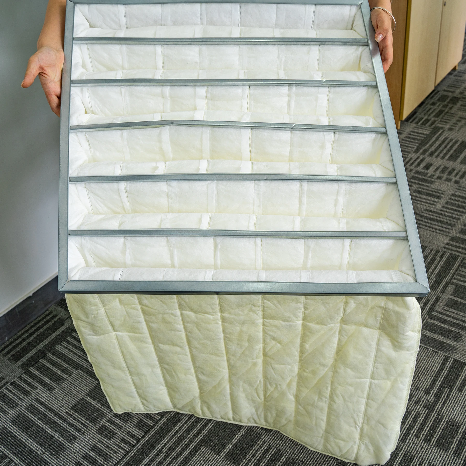 Supplier Sells Multi-layer Nonwoven M4-F9 Filter Cloth Media For Air Filtration