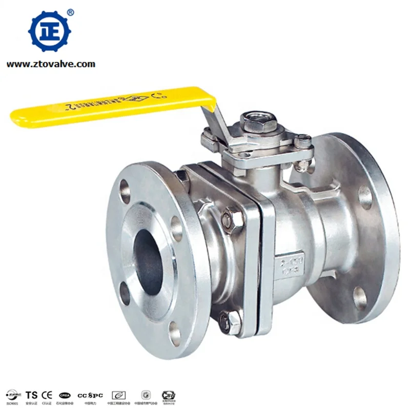 
Two Pieces Float Ball Valves Water 2pcs Stainless Steel Ball Valve MANUAL HANDLE BALL VALVE 