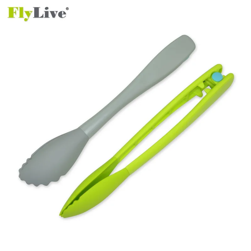 
Premium silicone Kitchen Food Clamp Serving Tongs for Cooking 