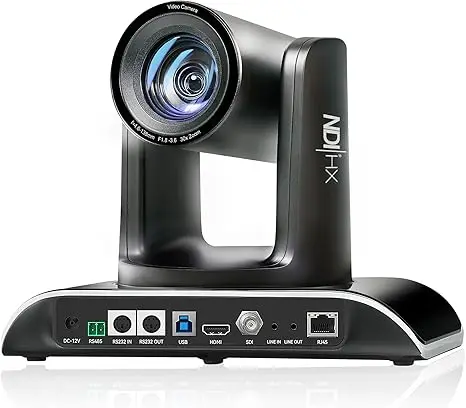 Live streaming 30X Optical Zoom1080P Conference PTZ camera HDM1 USB3.0 LAN outputs AI tracking church straming support POE SDI