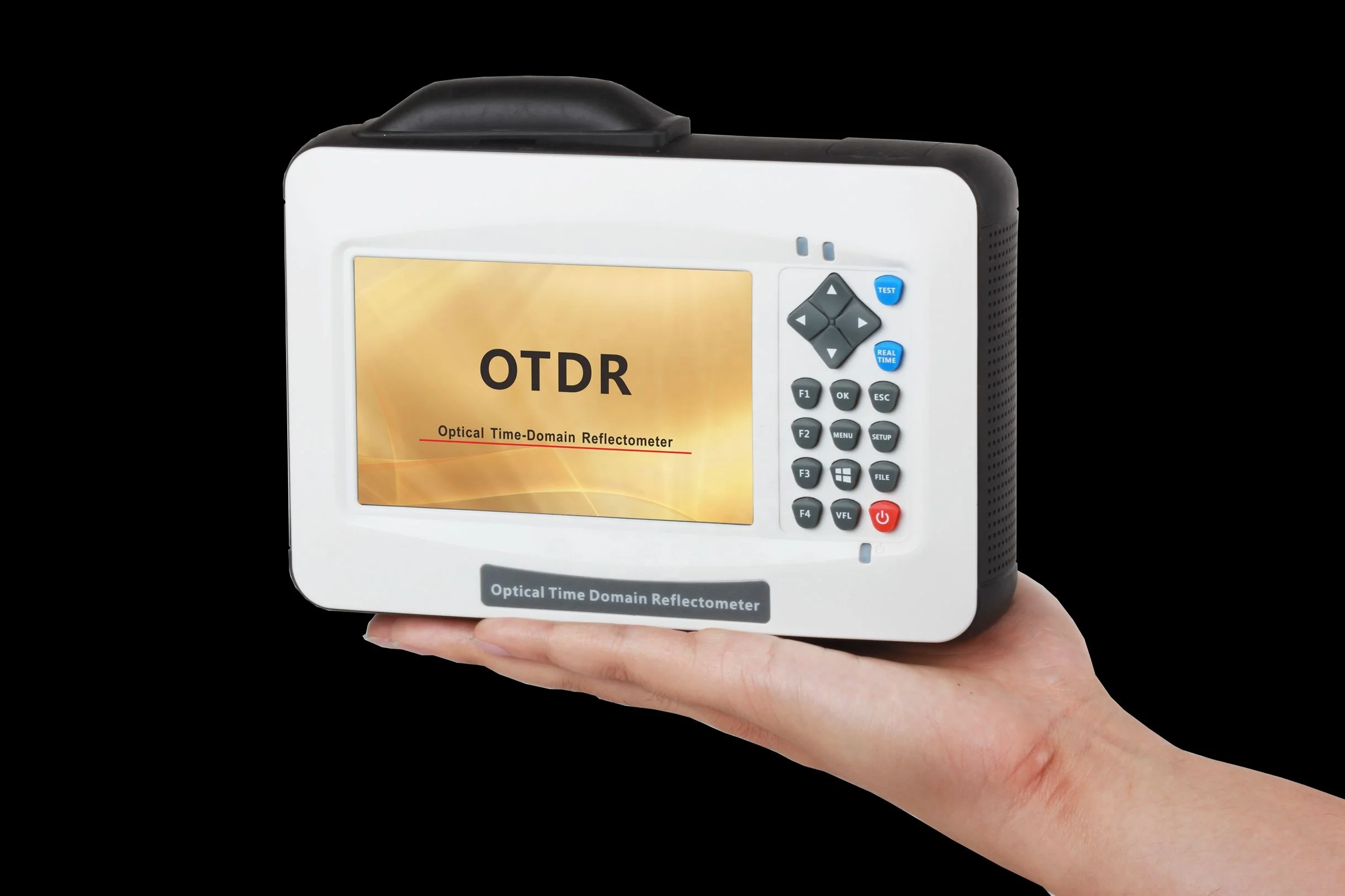  Ручной OTDR машина мульти-языковой 5 дюймов сенсорный экран
