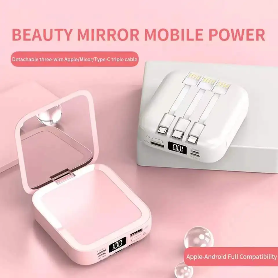 20000mah Mini Power Bank Mirror Display Pd Fast Charge Mini Power Bank - Buy Powerbanks,Power Bank Mobile Charger,Powerbank 2000