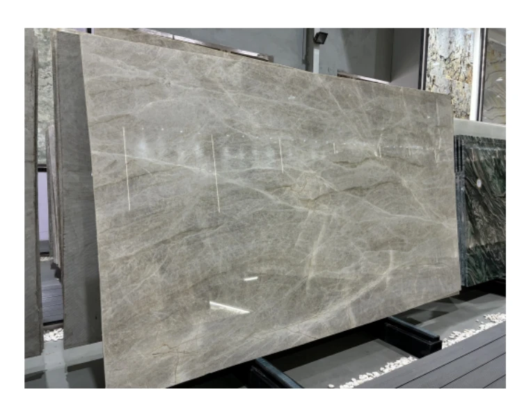 Brazil Taj Mahal Quartzite Marble Slabs Top Quality Island Countertop Factory Price