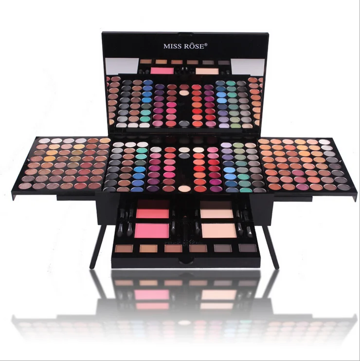 Miss Rose 180 Colors Matte Glitter Eyeshadow Palette Powder Eye Makeup Professional High Quality Eyeshadow Make Up Kit