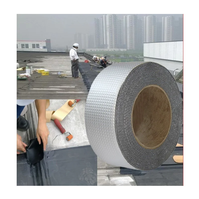 High Polymer Flexible Flashings Coloured Tpo Membranes Self-Adhesive Bitumen Roofing Sealant Butyl Tape