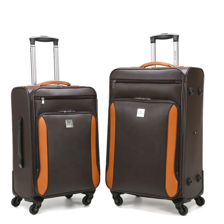 
PU Leather travel luggage Bags sets factory price Trolley Suitcase trolley luggage 