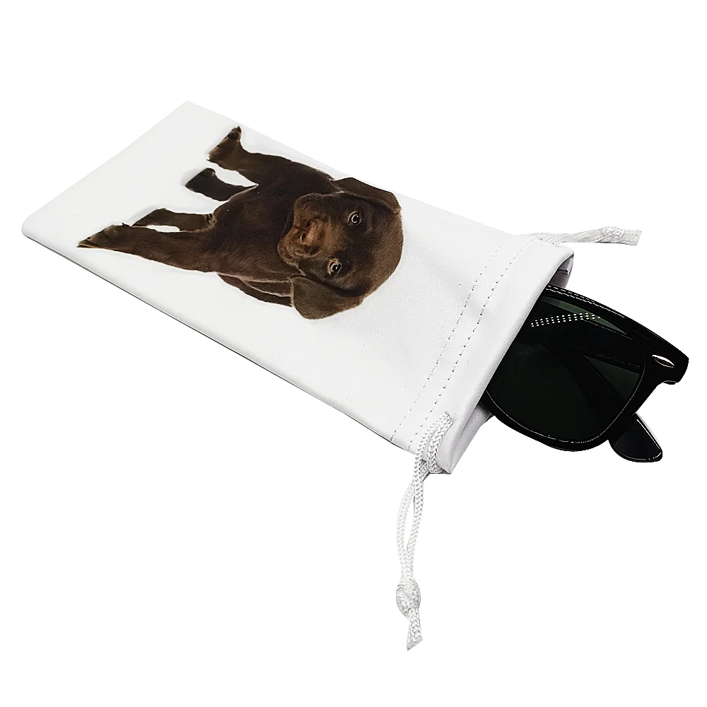 Fashion Microfiber Eyeglasses Cleaner Glasses Clothes Sunglasses Cloth Glasses Cleaning Pouch Bag