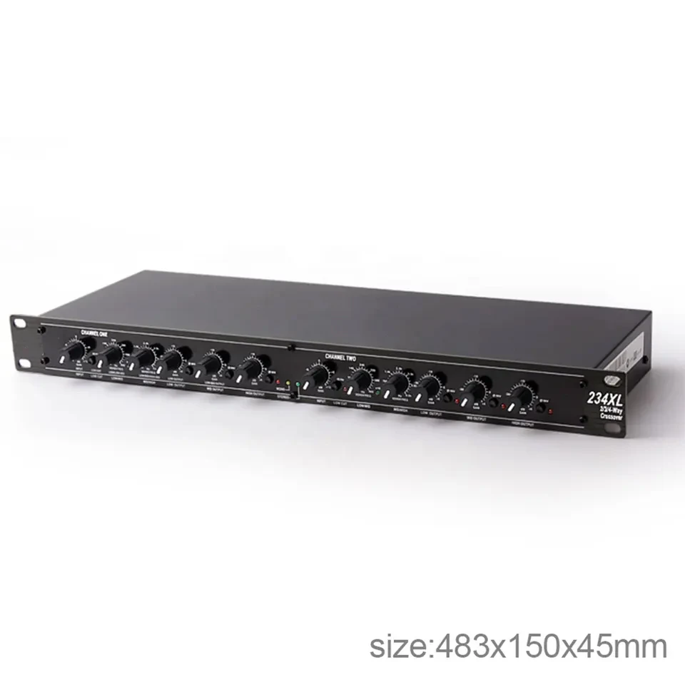 234XL Crossover Professional Audio Equipment Four-channel device graphic equalizer Peripherals Stereo 2/3-way Mono 4-way