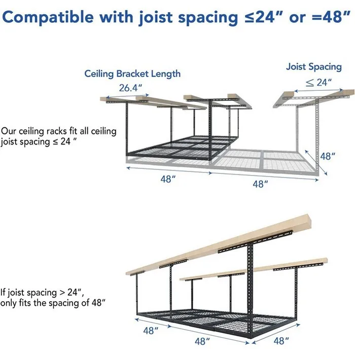 Metal Tool Rack Wall Mounted Drill Organiser Garage Storage Racks