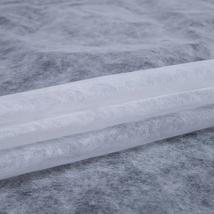 pva roll 90 degree hot water soluble non woven fabric dissolves in water for embroidery