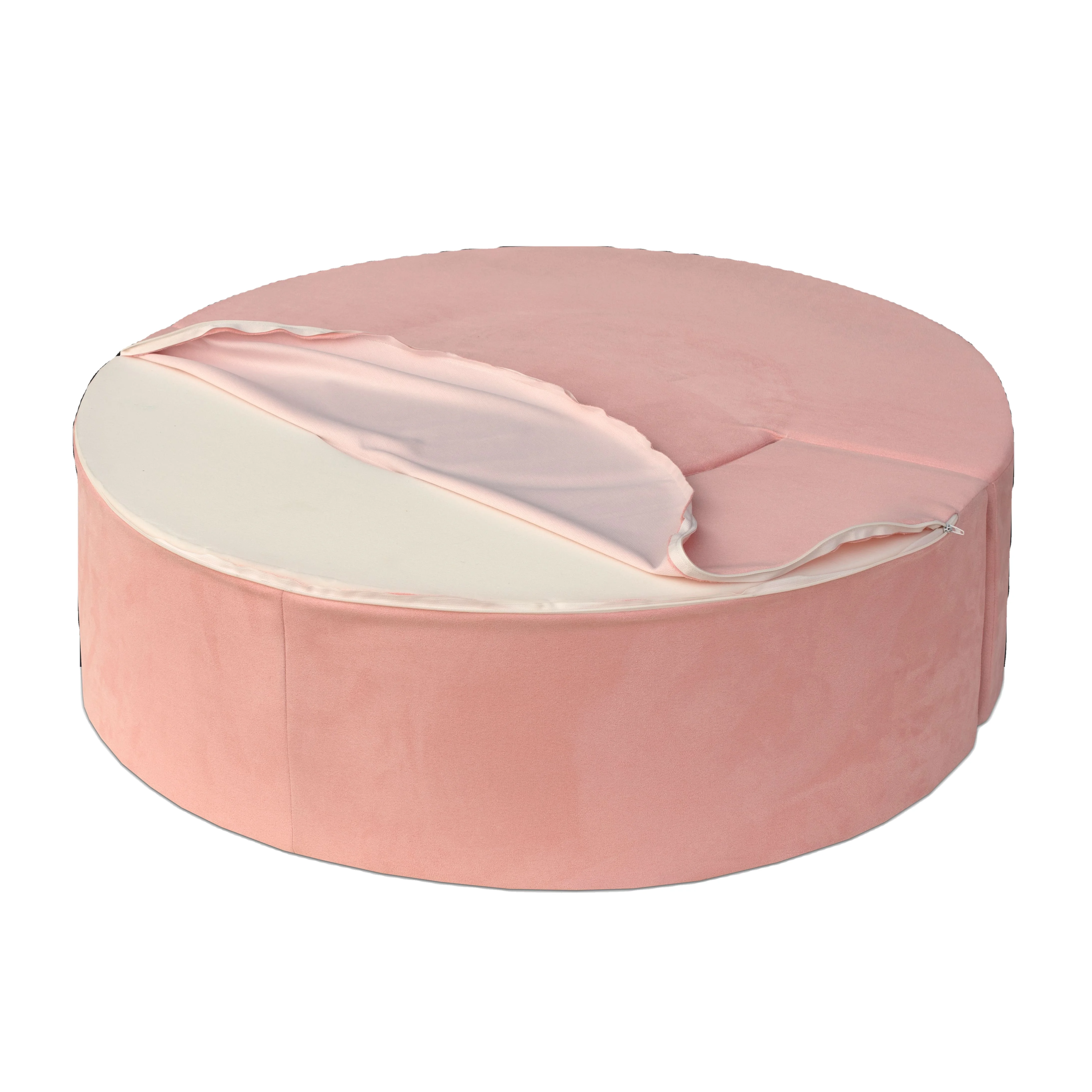 New Modern Parent-child Playroom Foam Safety Round Children Play Couch Fold Up Kids Sofa
