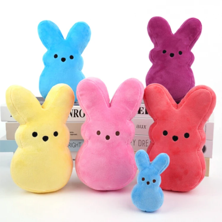 Easter Peep Plush Toy Plush Bunny Doll Stuffed Animal Rabbit Toy