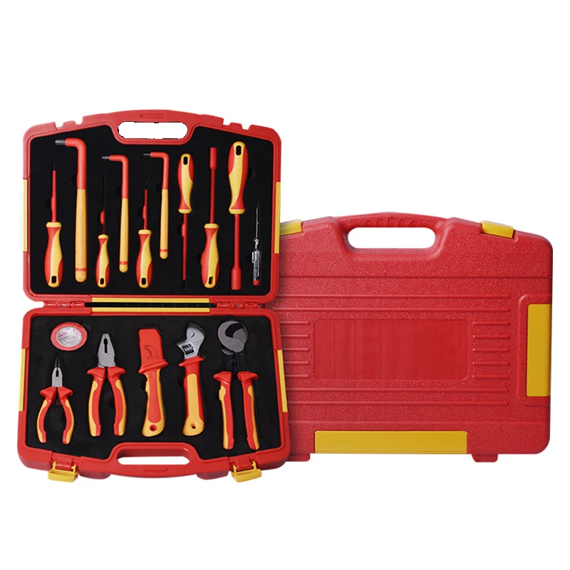 Daily tools VDE high voltage resistant 1000V insulation electrician dedicated multi-functional home hardware set combination