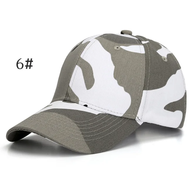 2023 Outdoor cotton camouflage baseball hat spring and autumn fashion European and American sports leisure peaked hat