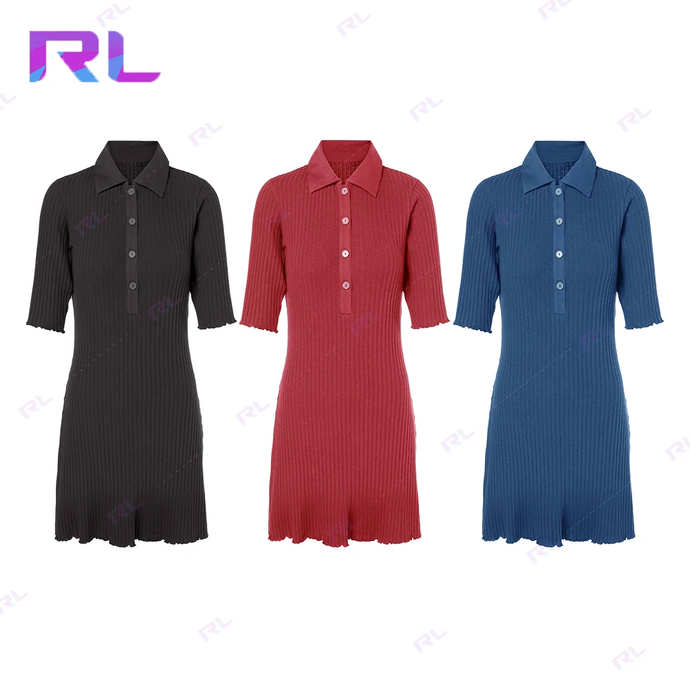 Knitted Women Long Dress Short Sleeve Pleated Lady Dresses 2024 Fashion Spring Summer Hip Package v Neck Female Knit Dress