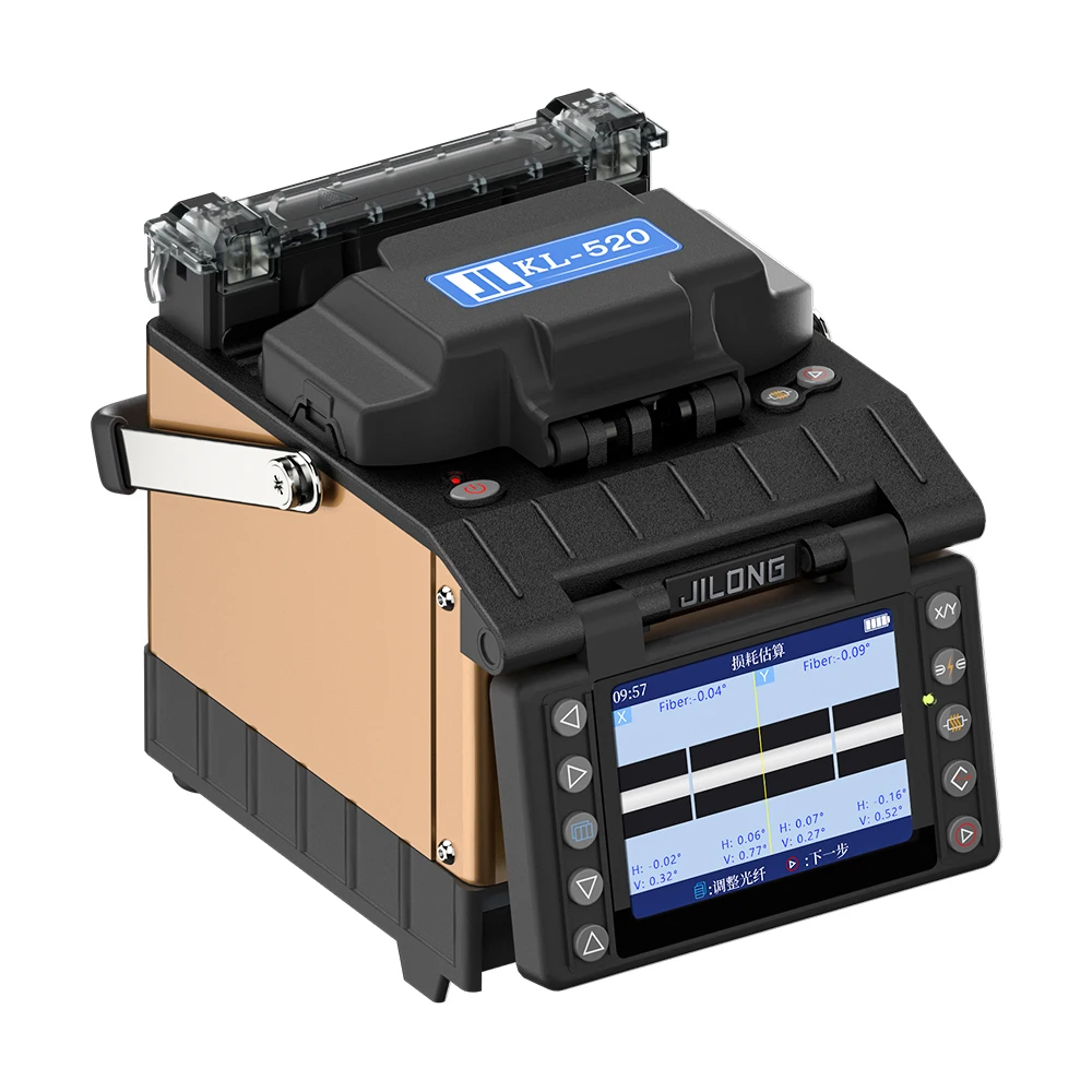 Производитель JiLong для цены по прейскуранту завода-изготовителя Ftth волоконно-оптического кабеля инструмент Устройства KL-520 сплавлением оптических волокон splicer сплавливания узлов стыковочной машины