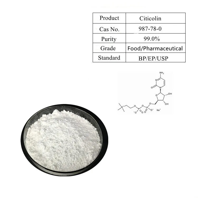 
Nootropics Citicolin CAS 987-78-0 Citicoline Bulk Powder 99.0% Fast Shipping 