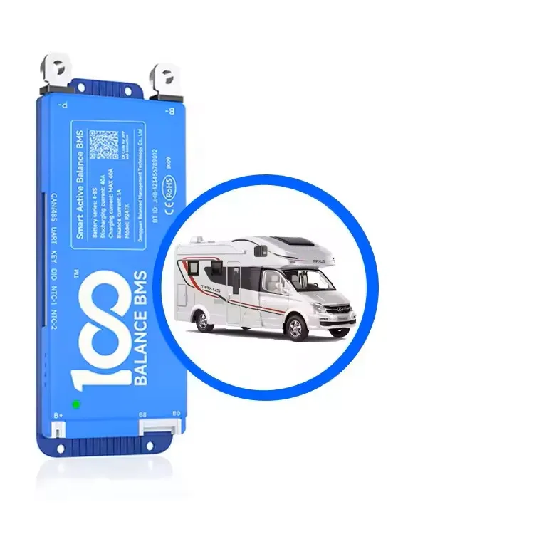 Daly 100 balance bms 200A  8s~24s 48V LiFePO4 BMS Build-in BT GOODWE GROWATT PYLONTECH Inverter BMS