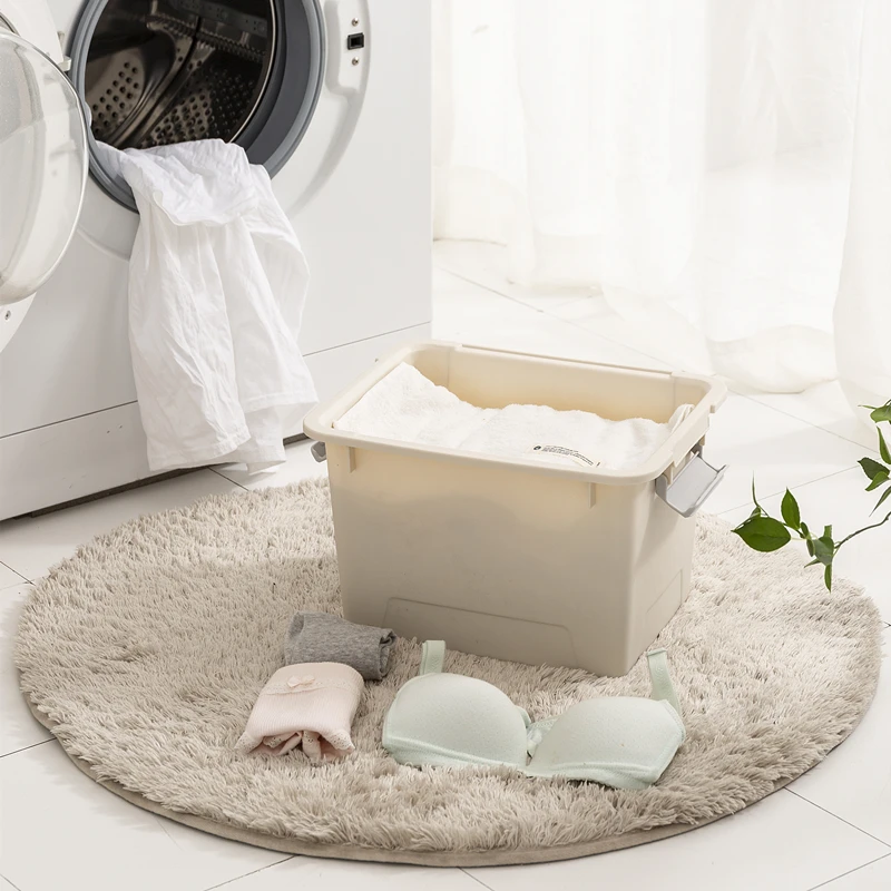 High quality multifunction pp plastic storage boxes for clothing with lid and handle