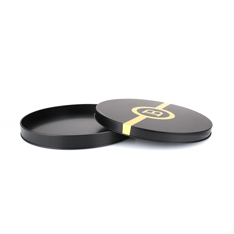 Distributor CD packaging tin box custom logo round shaped  tin can hot sale tins